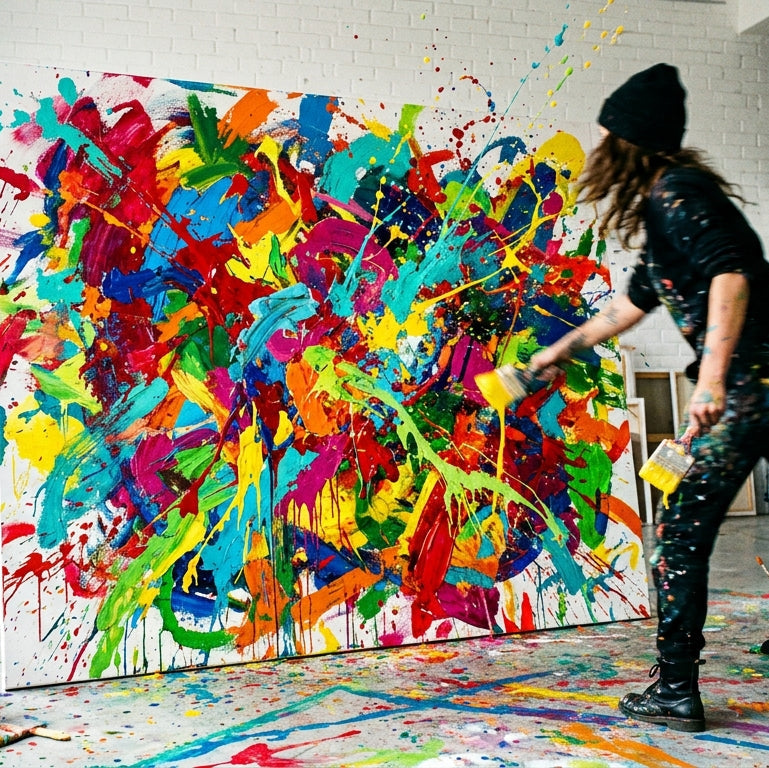 Leinwand expressive Darstellung - create your own bundle